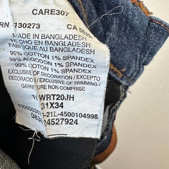 Wrangler Retro Relaxed Bootcut Blue Jeans  Men's Size 31x34 - Picture 6 of 7